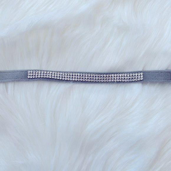 Susan Lanci 3 Row Gray Giltmore Collar - Picture 2 of 2